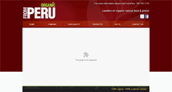 Desktop Screenshot of fromperu.net