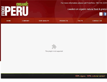 Tablet Screenshot of fromperu.net